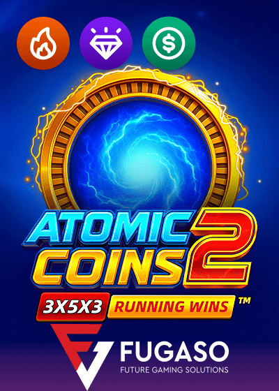 ATOMIC COINS 2 RUNNING WINS 3x5x3